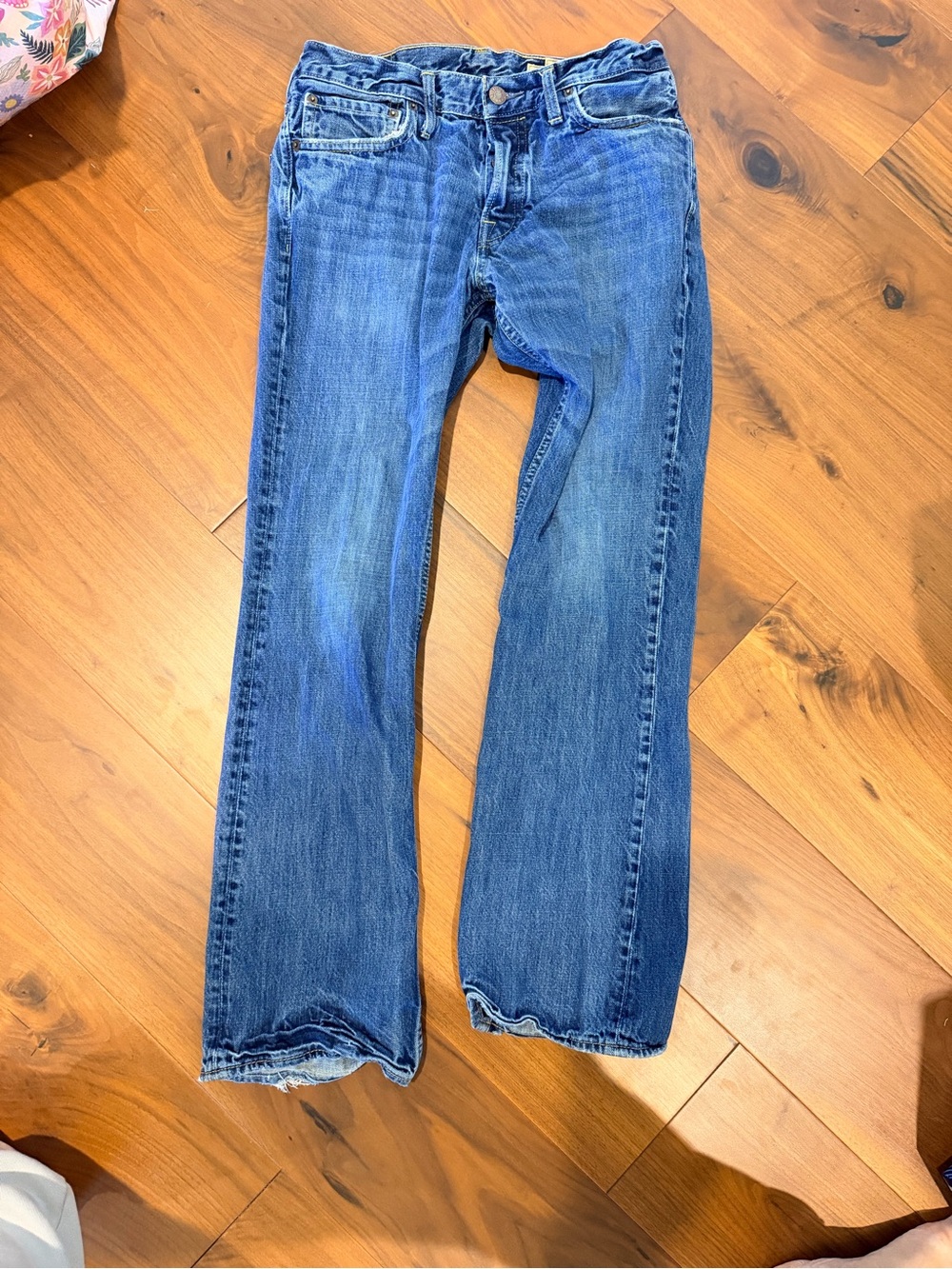 Hollister Medium Blue Flared Women's Jeans